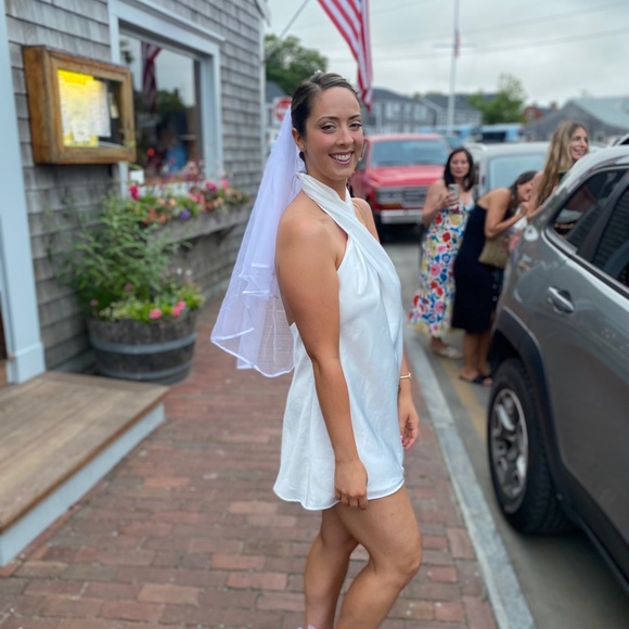 Show Me Your Mumu Jazmine Halter Mini Dress size S - Picture 3 of 6